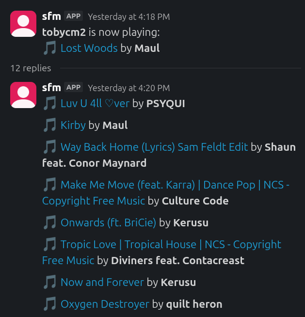 sfm thread of now playing